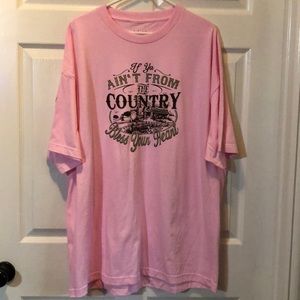 Pink Country T shirt XXXL